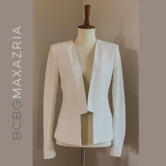 BCBG Max Azria White Blazer XS - Picture 1 of 5